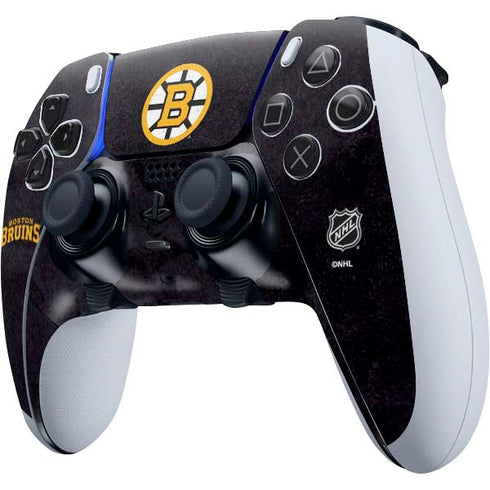 NHL Boston Bruins Distressed PS5 DualSense Edge Pro Controller Skin