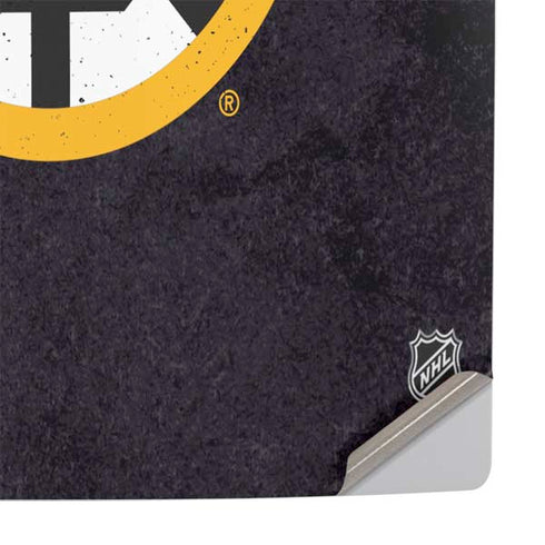 NHL Boston Bruins Distressed PS5 Pro Console Skin