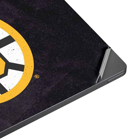 NHL Boston Bruins Distressed Surface Laptop 7 13.8in Skin