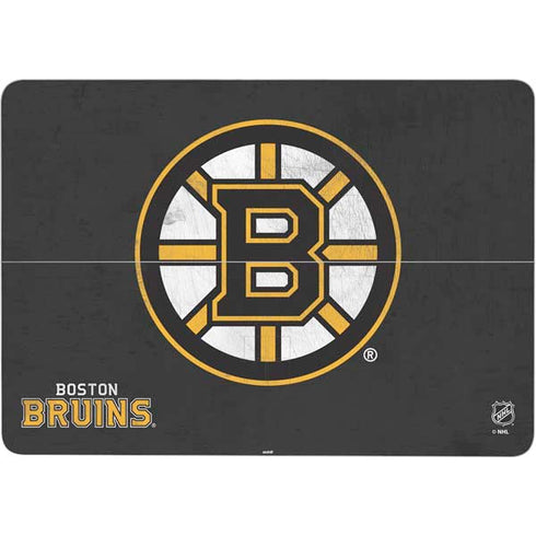 NHL Boston Bruins Distressed Surface Laptop Studio Skin