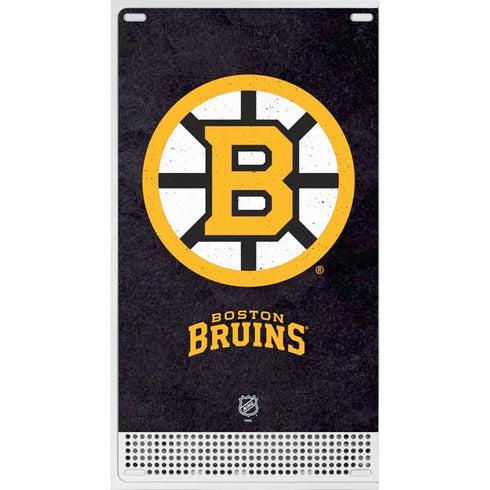 NHL Boston Bruins Distressed Xbox Series S Console Skin