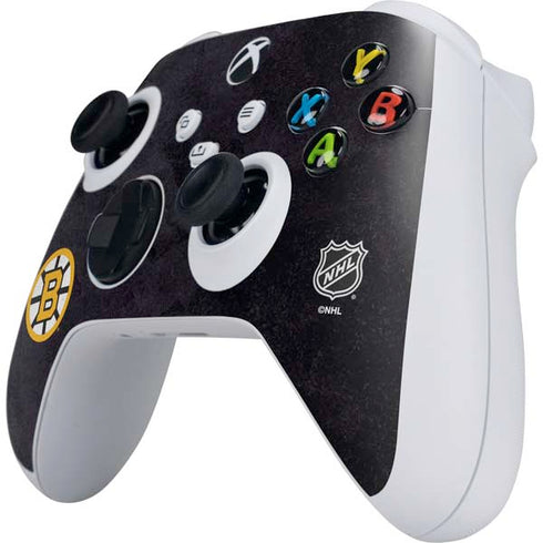 NHL Boston Bruins Distressed Xbox Series S Controller Skin