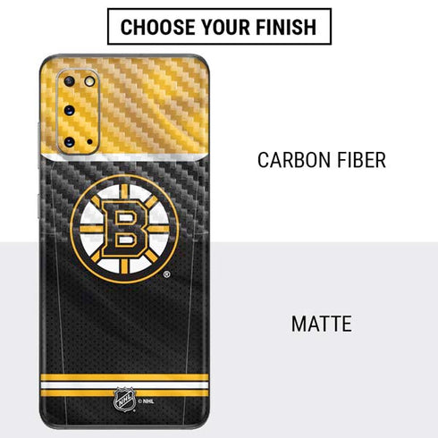 NHL Boston Bruins Home Jersey Galaxy S20 Skin