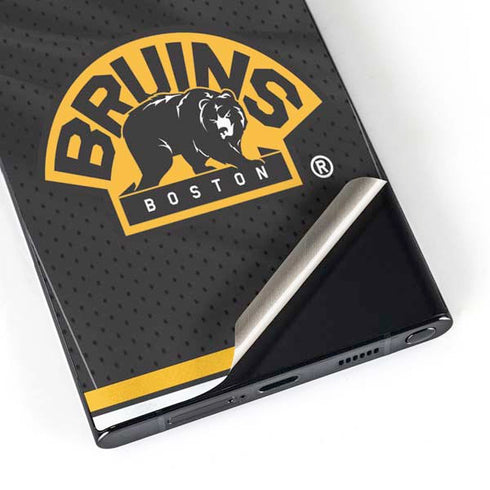 NHL Boston Bruins Home Jersey Galaxy S25 Ultra Skin