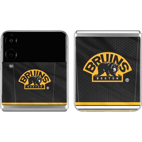 NHL Boston Bruins Home Jersey Galaxy Z Flip4 5G Skin