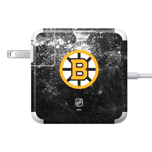 NHL Boston Bruins Iced 85W Power Adapter (15 and 17 inch MacBook Pro Charger) Skin