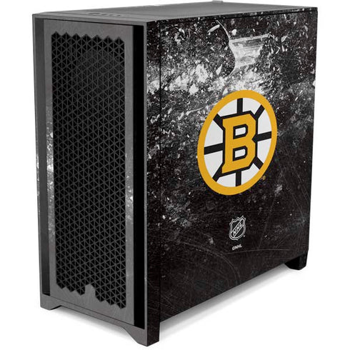 NHL Boston Bruins Iced Corsair 4000D Tempered Glass Mid-Tower ATX Case Skin