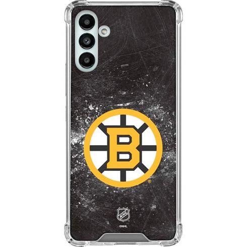 NHL Boston Bruins Iced Galaxy A13 5G Clear Case