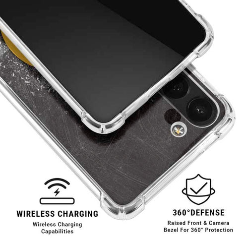 NHL Boston Bruins Iced Galaxy A13 5G Clear Case