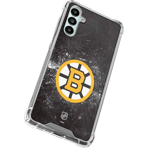 NHL Boston Bruins Iced Galaxy A14 5G Clear Case