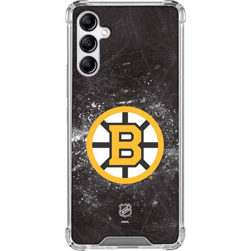 NHL Boston Bruins Iced Galaxy A15 5G Clear Case