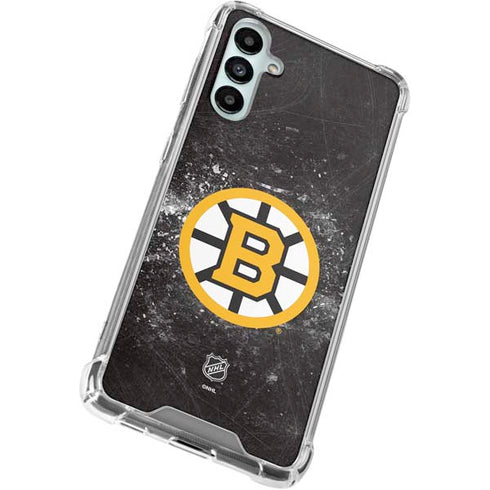 NHL Boston Bruins Iced Galaxy A15 5G Clear Case