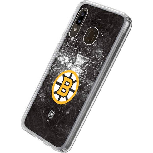 NHL Boston Bruins Iced Galaxy A20 Clear Case