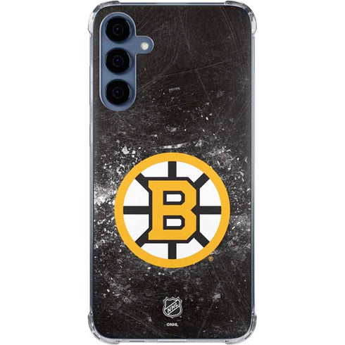 NHL Boston Bruins Iced Galaxy A35 5G Clear Case