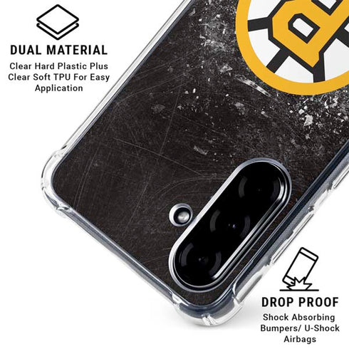 NHL Boston Bruins Iced Galaxy A36 5G Clear Case