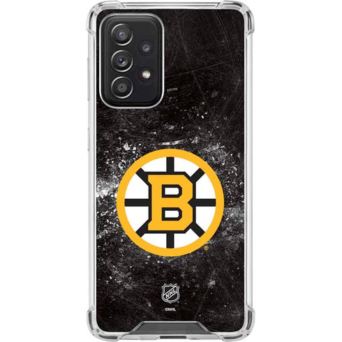 NHL Boston Bruins Iced Galaxy A52 5G Clear Case