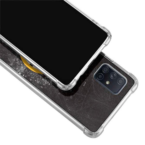 NHL Boston Bruins Iced Galaxy A71 5G Clear Case