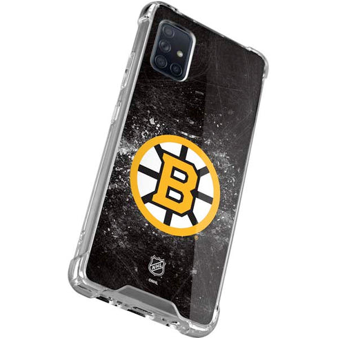 NHL Boston Bruins Iced Galaxy A71 5G Clear Case