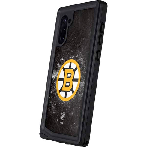 NHL Boston Bruins Iced Galaxy Note 10 Waterproof Case