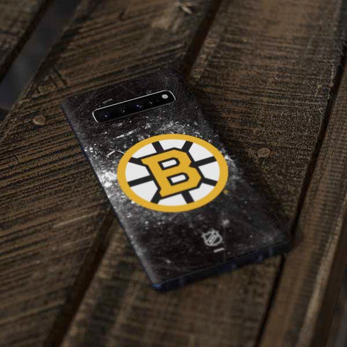 NHL Boston Bruins Iced Galaxy S10 Plus Skin