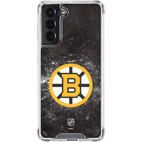 NHL Boston Bruins Iced Galaxy S21 5G Clear Case