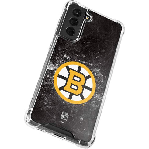 NHL Boston Bruins Iced Galaxy S21 FE Clear Case