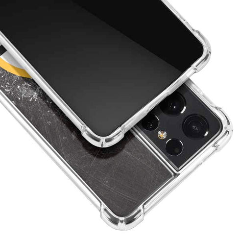 NHL Boston Bruins Iced Galaxy S21 Ultra 5G Clear Case