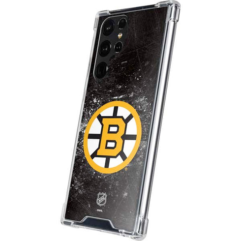 NHL Boston Bruins Iced Galaxy S23 Ultra Clear Case