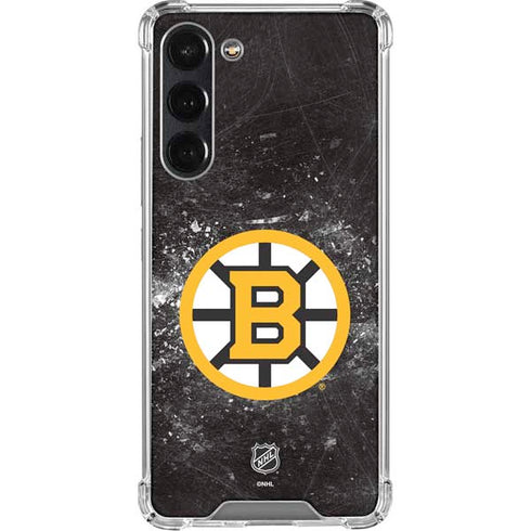 NHL Boston Bruins Iced Galaxy S24 FE Clear Case
