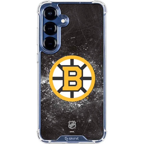 NHL Boston Bruins Iced Galaxy S25 FE Clear Case