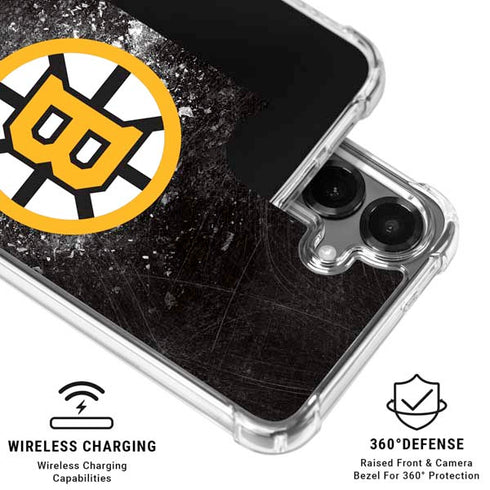 NHL Boston Bruins Iced Galaxy S26 Plus Clear Case