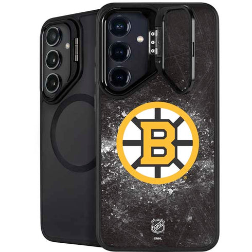 NHL Boston Bruins Iced Galaxy S26 Plus Kickstand Case