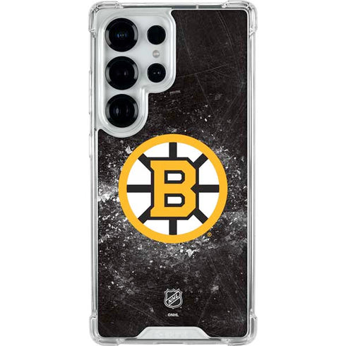 NHL Boston Bruins Iced Galaxy S26 Ultra Clear Case