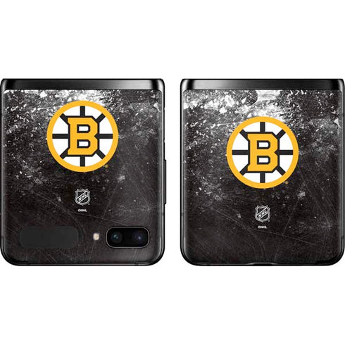 NHL Boston Bruins Iced Galaxy Z Flip Skin