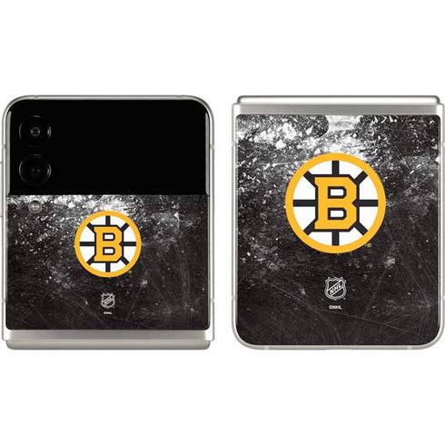 NHL Boston Bruins Iced Galaxy Z Flip3 5G Skin