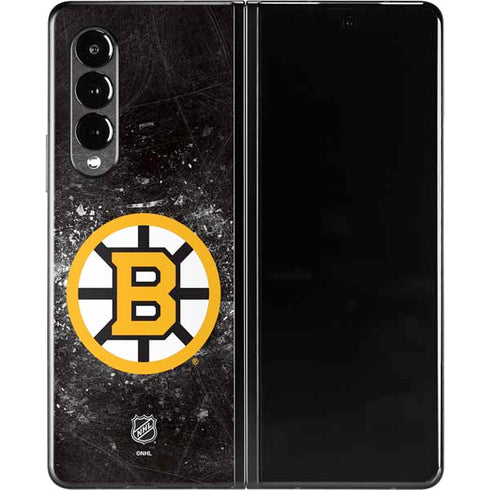 NHL Boston Bruins Iced Galaxy Z Fold3 5G Skin