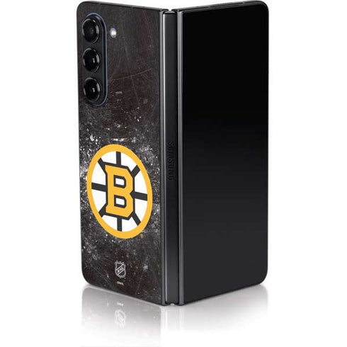 NHL Boston Bruins Iced Galaxy Z Fold5 5G Skin