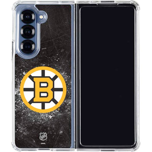 NHL Boston Bruins Iced Galaxy Z Fold7 Clear Case