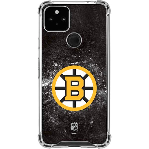 NHL Boston Bruins Iced Google Pixel 4a 5G Clear Case