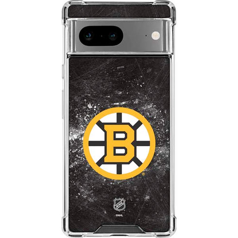 NHL Boston Bruins Iced Google Pixel 8a Clear Case
