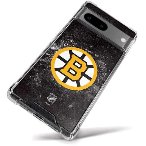 NHL Boston Bruins Iced Google Pixel 8a Clear Case