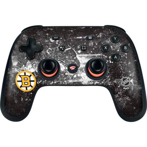 NHL Boston Bruins Iced Google Stadia Controller Skin