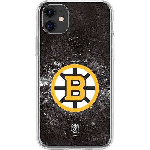 NHL Boston Bruins Iced iPhone 11 Clear Case