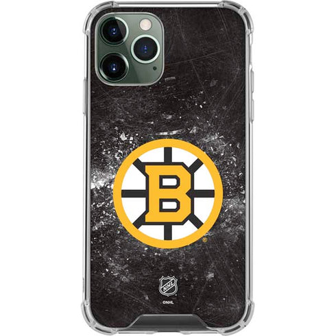 NHL Boston Bruins Iced iPhone 11 Pro Max Clear Case