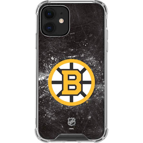 NHL Boston Bruins Iced iPhone 12 Clear Case