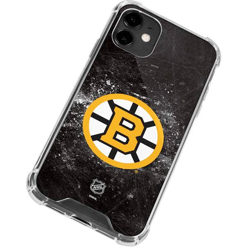 NHL Boston Bruins Iced iPhone 12 Clear Case
