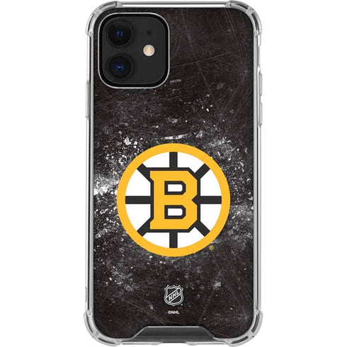 NHL Boston Bruins Iced iPhone 12 Mini Clear Case