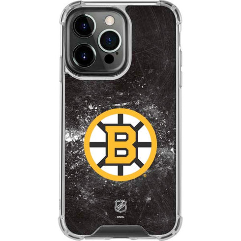 NHL Boston Bruins Iced iPhone 13 Pro Clear Case