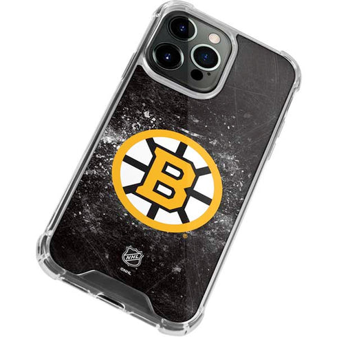 NHL Boston Bruins Iced iPhone 13 Pro Clear Case