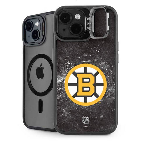 NHL Boston Bruins Iced iPhone 14 Plus Kickstand Case